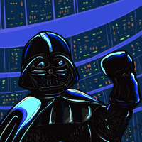 Hopebaqshy star wars starwars father darth vader GIF