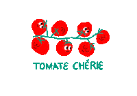 maisontadaboum_paris tomate tomatoes cherry tomatoes maisontadaboum Sticker