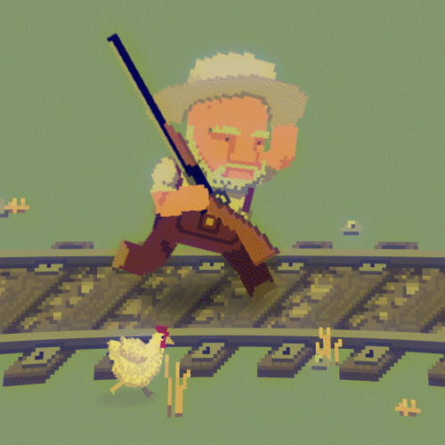 newlee giphyupload pixel running pixel art GIF