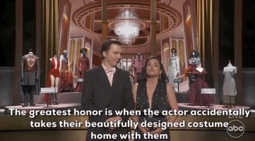 Honor When The Actor Takes Home Their Costume