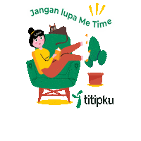 Me Time Sticker by Titipku