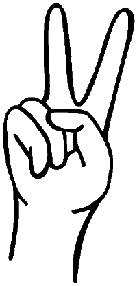 Peacesign Sticker by AliceandWonder