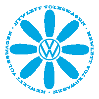 hewlettvolkswagen family roadtrip volkswagen vw Sticker