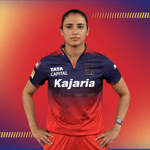 Happy Smriti Mandhana GIF by Royal Challengers Bengaluru