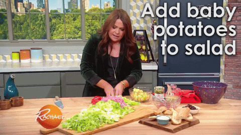 rachel salad GIF by Rachael Ray Show