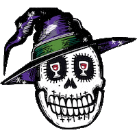 Trick Or Treat Halloween Sticker by Taylor Reeve