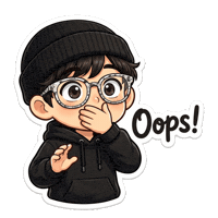 Emoji Glasses Sticker by Benny Eleven
