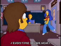 homer simpson daydreaming GIF