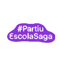 escolasaga start curso saga partiu Sticker