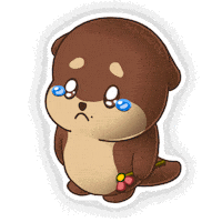 Sad Ochi Sticker by OchiTheOtter