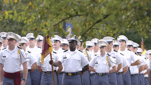 Corps Of Cadets Student GIF by Norwich University