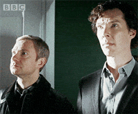shocked benedict cumberbatch GIF by BBC
