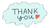 Heart Thank You Sticker
