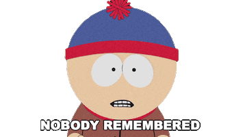 Remember Stan Marsh Sticker by South Park