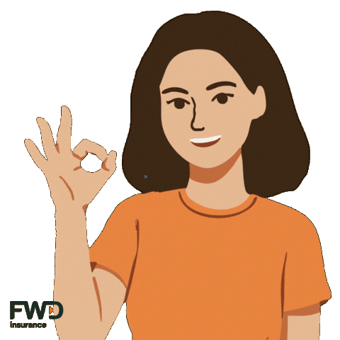 Ok Sticker by FWD Insurance