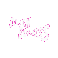 alienbusinessfilm logo film business alien Sticker