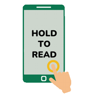 Holdtoread Sticker by Joyce Weij