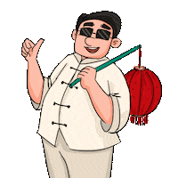 Chinese New Year Thumb Sticker by BoxAreUs