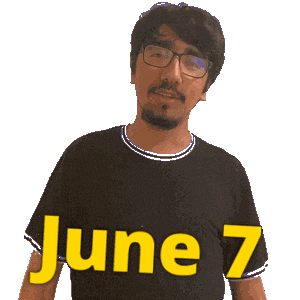 June 7 Sticker