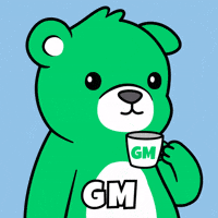 BearishAF coffee good morning bear adorable GIF