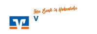VolksbankHohenloheeG blue orange finance bank Sticker