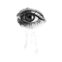 ainoawashere black and white eyes look eye Sticker