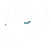 Sad Fish Sticker