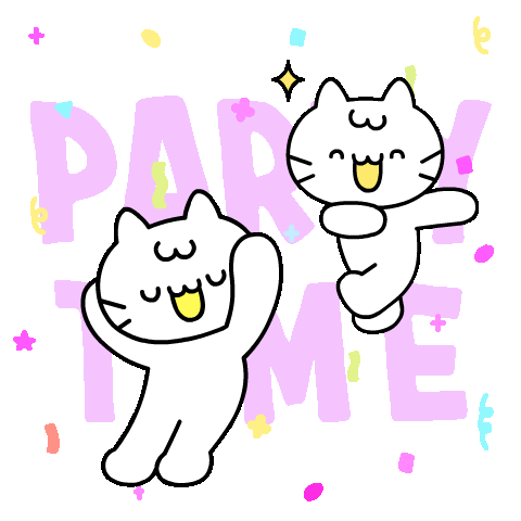 Performing Cool Cat Sticker by Mikitti