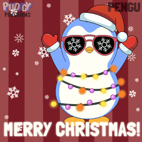 Merry Christmas GIF by Pudgy Penguins
