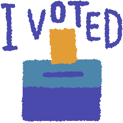 Illustration Voting Sticker