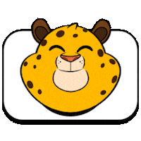 Shocked Cheetah Sticker by match masters