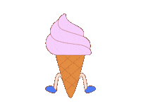 Happy Ice Cream Sticker