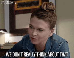 we don't really think about that tv land GIF by YoungerTV