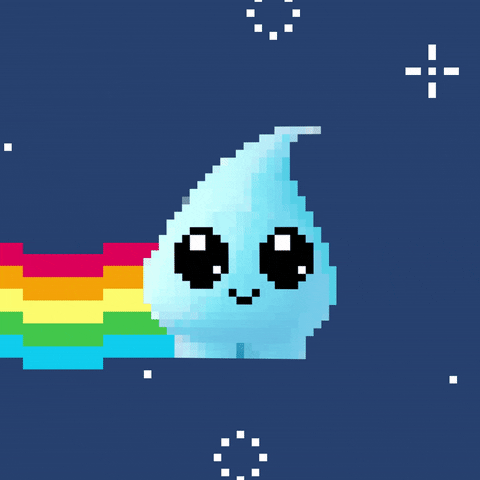 andyharbeck giphyupload christmas pixel rainbow GIF