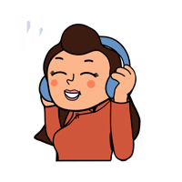 Mmusic music ay aya duu Sticker