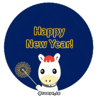 Happy New Year Party Sticker by Sompo Singapore