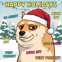 Christmas Snow GIF by Doge Pound