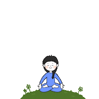 yogiuun peace yoga mindcontrol meditaiton Sticker