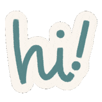Pink Hello Sticker