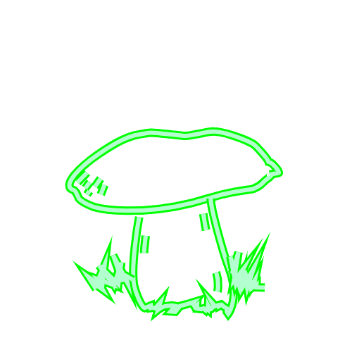 Foraging Spores Sticker