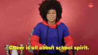 Cheer us About School Spirit