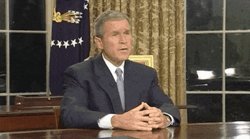 never forget september 11 george w bush september 11 2001 national address GIF