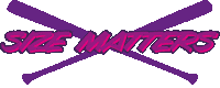 Size Sizematters Sticker by Just Fitteds