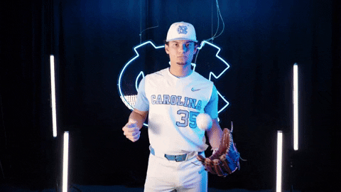 North Carolina Baseball GIF by UNC Tar Heels