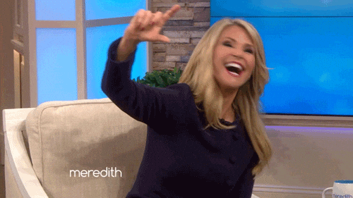Christie Brinkley Smile GIF by The Meredith Vieira Show