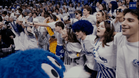 1831MediaNetwork giphygifmaker student section we ready lets go x GIF