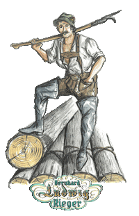 Vintage River Sticker