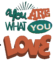 monikasartstudio love what faith spiritual Sticker