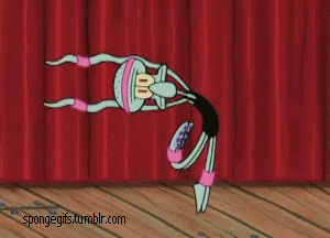 spongebob dancing GIF