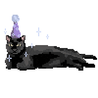 tunatooth cat party sparkle sparkles Sticker